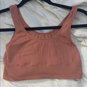 Skims rose clay sports bra
